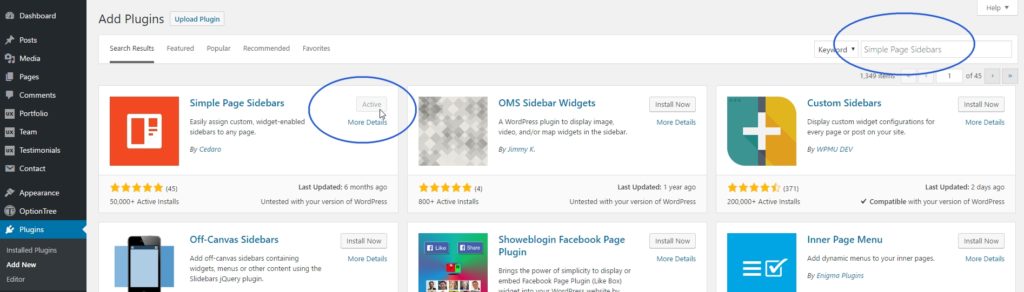 install-simple-page-sidebars-plugin